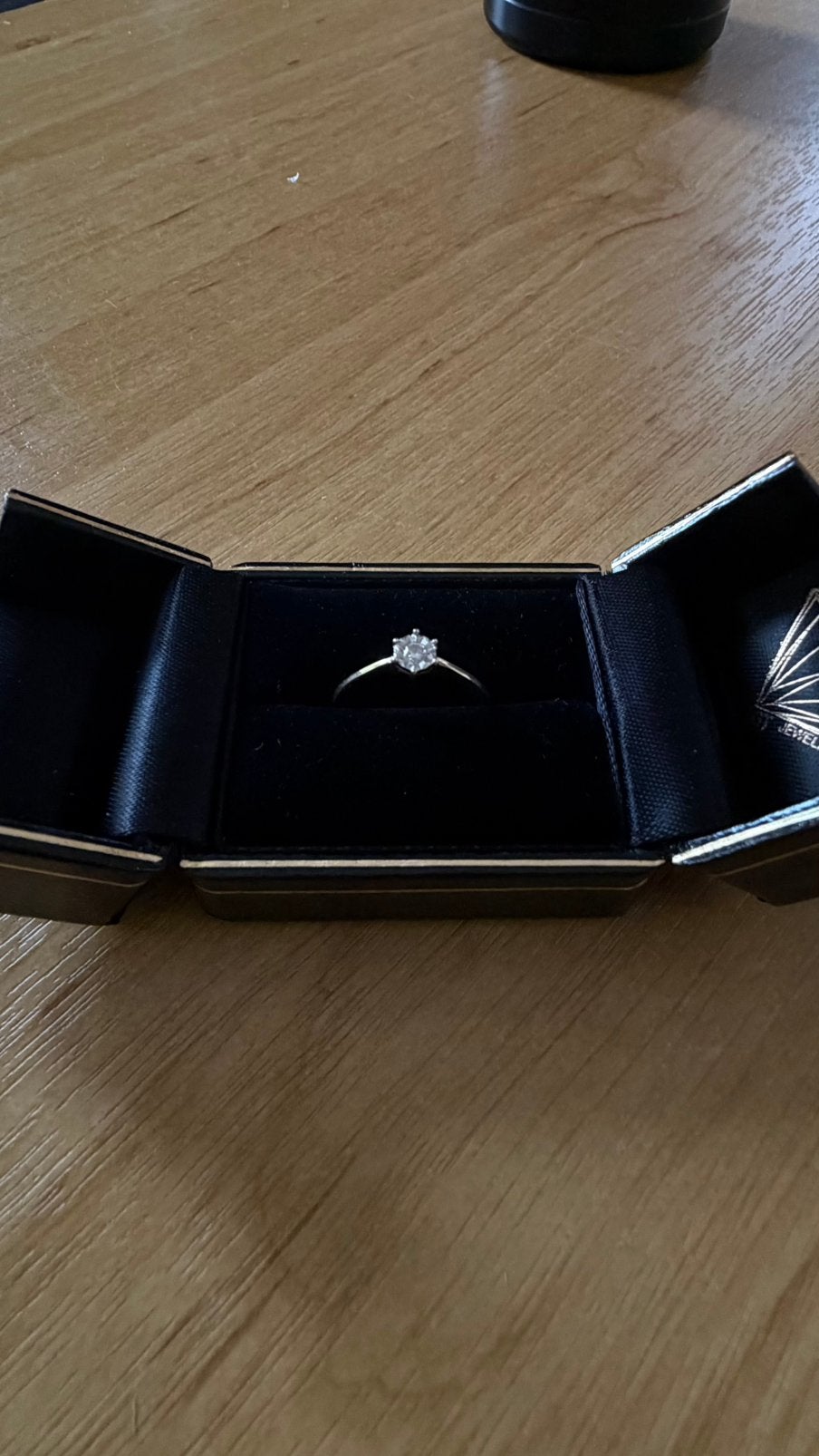 Diamanten ring, Ophalen, Met edelsteen, Dame, Goud