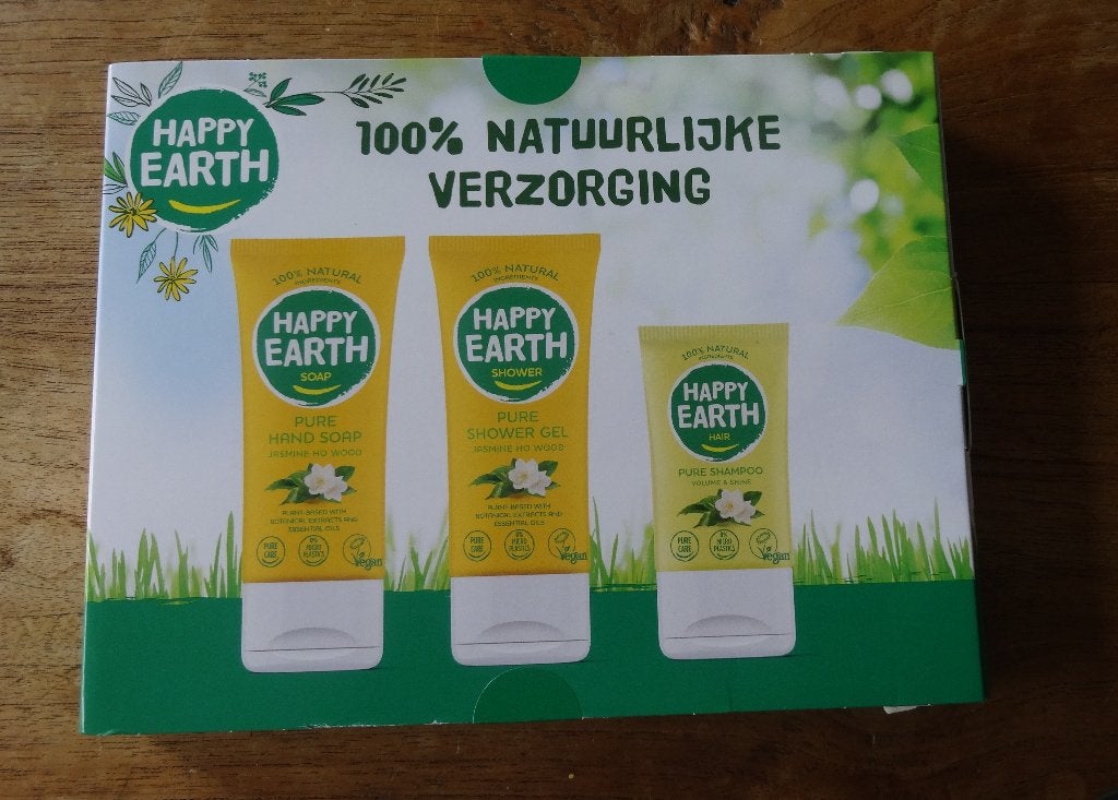 Geschenkset Happy Earth -- Jasmine Ho Wood, Ophalen of Verzenden, Nieuw, Bad & Douche