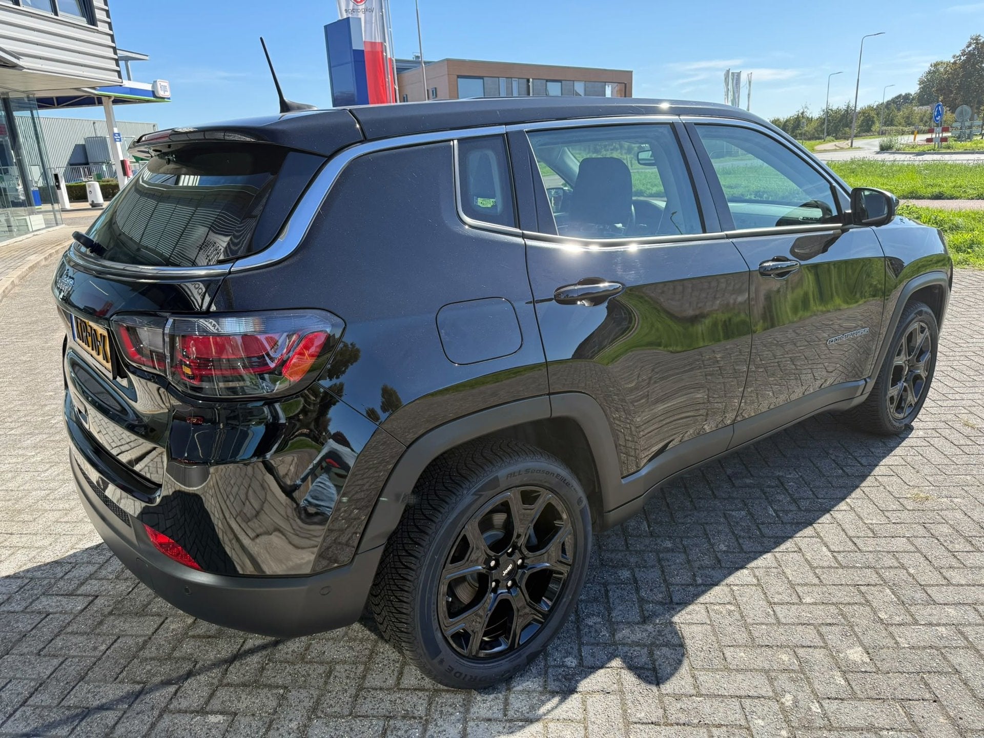 Jeep COMPASS 1.5T e-Hybrid S, Auto's, Gebruikt, 4 cilinders, Zwart, Bedrijf
