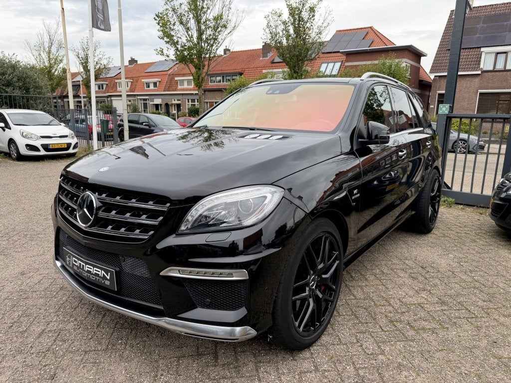 Mercedes-Benz M-Klasse ML 63 AMG V8 Perf. Pack. P30 558PK, Auto's, Gebruikt, Zwart, Leder, Bedrijf