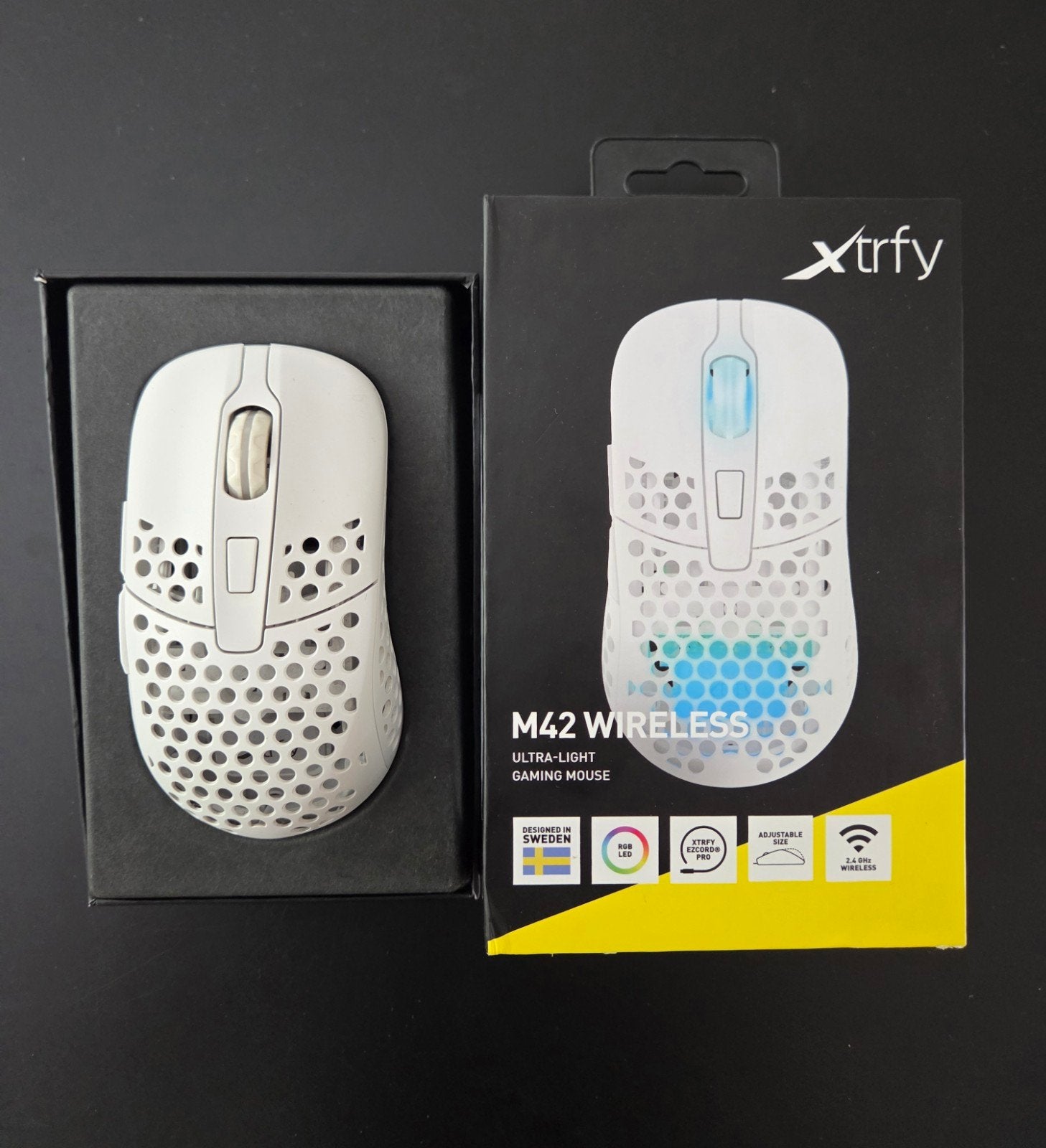 M42 Wireless gaming muis, Computers en Software, Muizen, Muis, Gaming muis, Rechtshandig, Ophalen of Verzenden