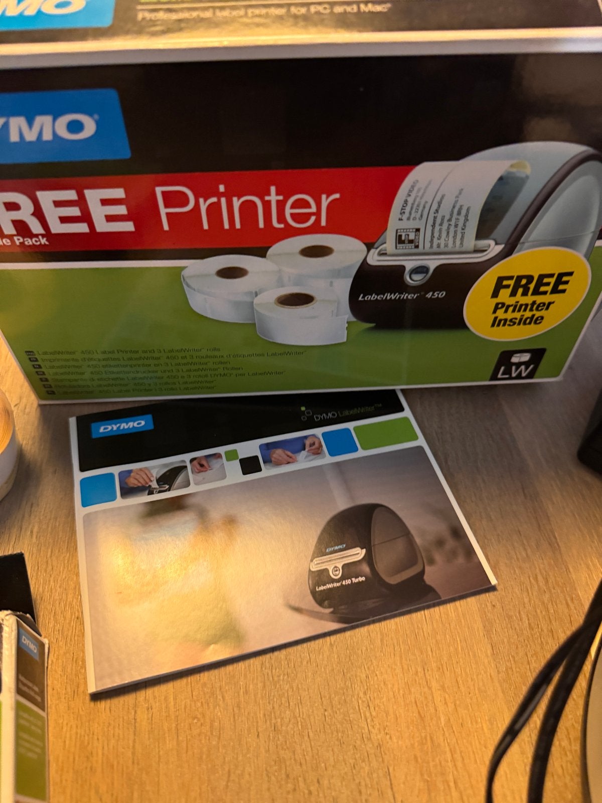 DYMO LabelWriter 450 + Etiketten - Zo goed als nieuw, Ophalen, Zwart-en-wit printen, Printer, Zo goed als nieuw