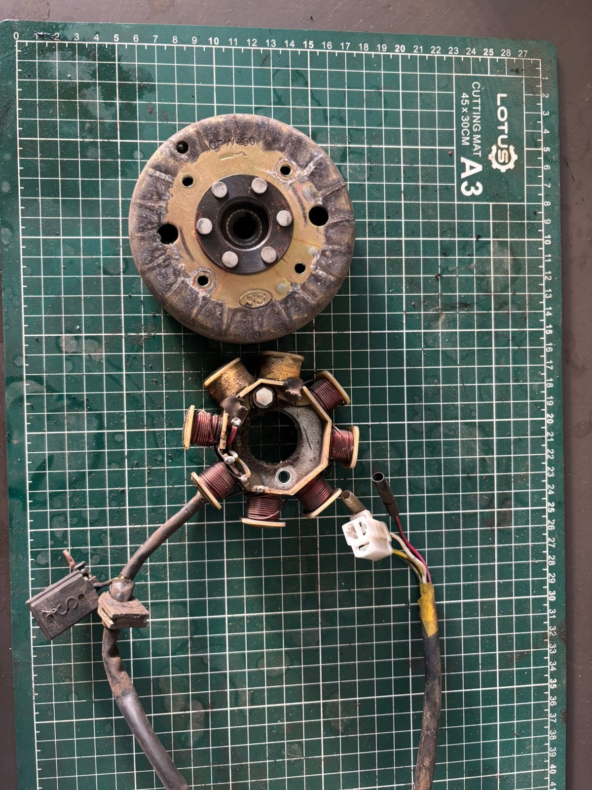 Gy6 ontsteking, Ophalen