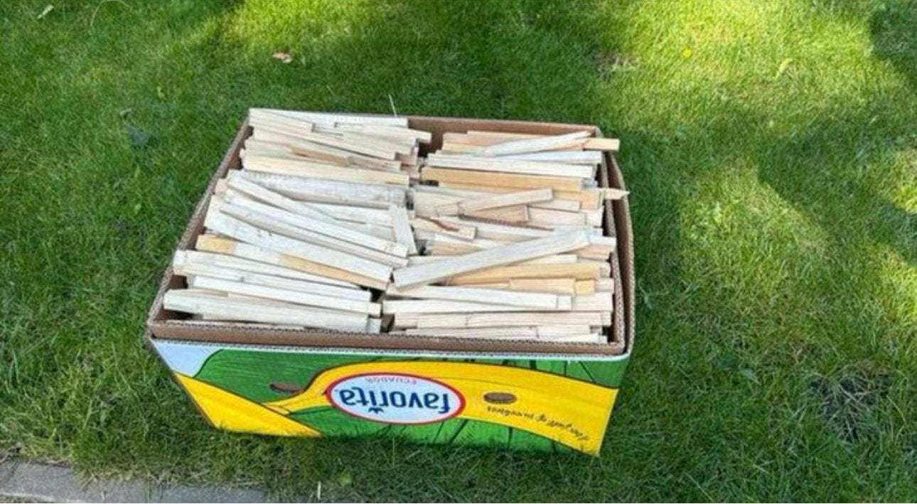 Aanmaakhoutjes kachel, haard en vuurkorf vanaf  €9,—, Ophalen, Minder dan 25 mm, Nieuw, Plank
