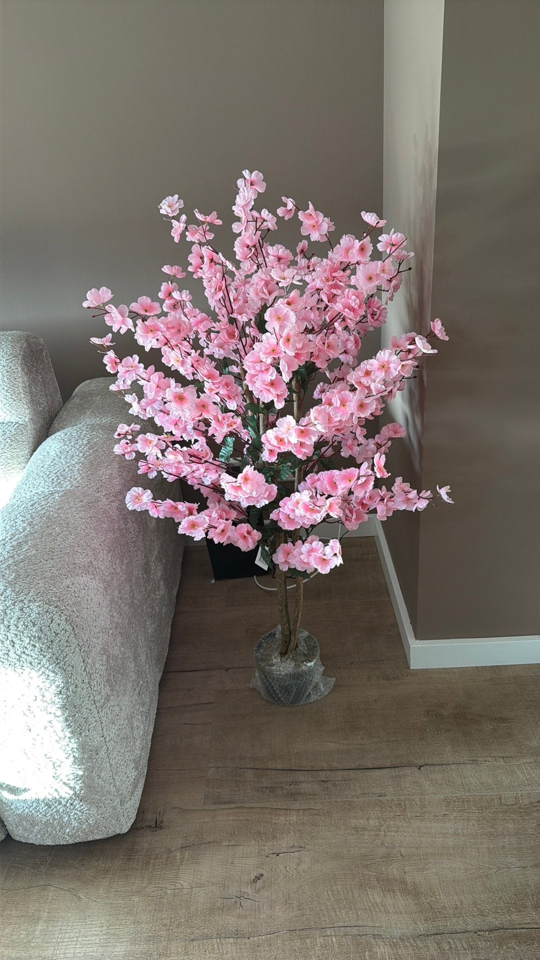 Prachtige Kunst Kersenbloesem Boom - 120cm Hoog, Ophalen, Binnen, Roze, Zo goed als nieuw