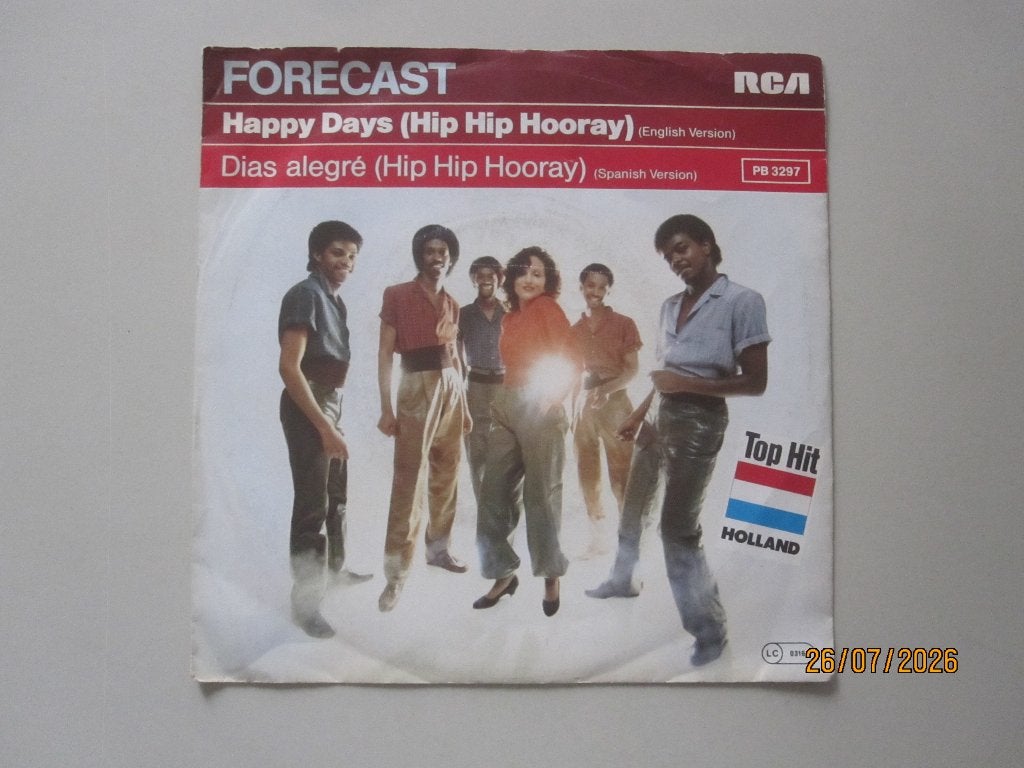 FORECAST -  happy days - vinyl 7", Gebruikt, 7 inch, Ophalen of Verzenden, Pop