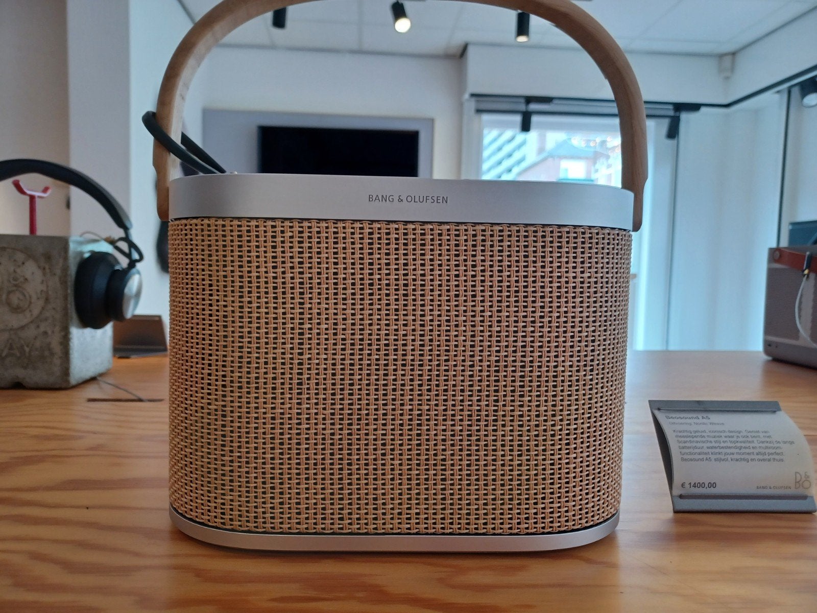 Bang & Olufsen Beosound A5 Nordic Weave - Demomodel, Slimme speaker, Zo goed als nieuw, Bang & Olufsen, Info@praalder.nl