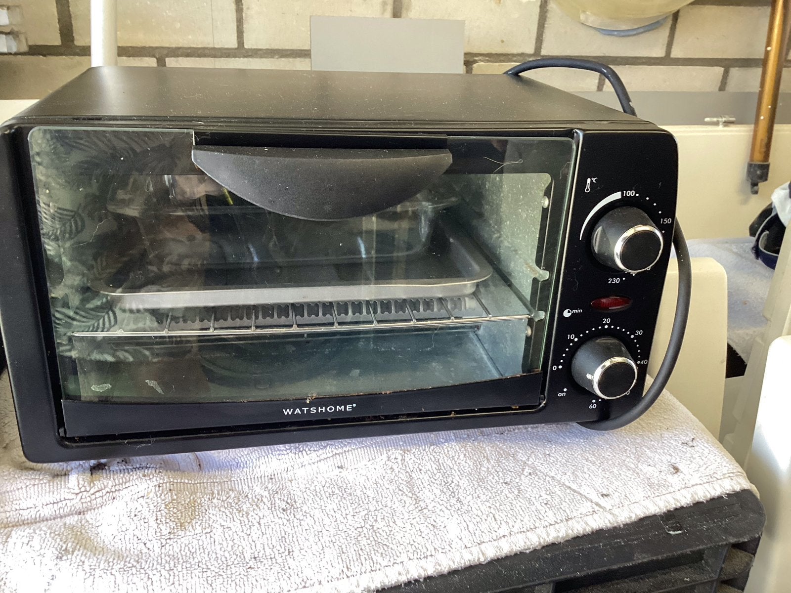 Compacte WatsHome Mini-Oven - Ideaal voor kleine keukens, Witgoed en Apparatuur, Ovens, Minder dan 45 cm, Ophalen of Verzenden