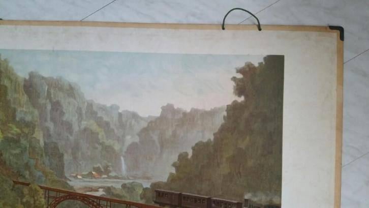 Wolters schoolplaat De Anai-Kloof (Sumatra), Antiek en Kunst, Antiek | Schoolplaten, Ophalen, Geschiedenis