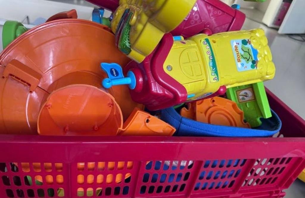 Superleuke VTech speelgoedauto’s + banen – compleet setje!, Ophalen of Verzenden, Gebruikt, 6 maanden tot 2 jaar