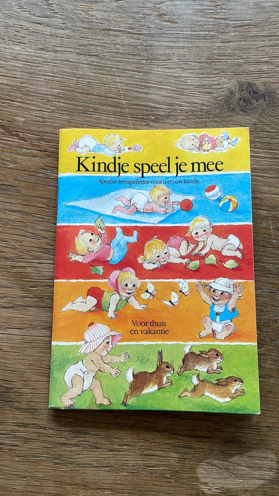 Baby spelletjes Nutricia folder 1984, Ophalen of Verzenden, Zo goed als nieuw