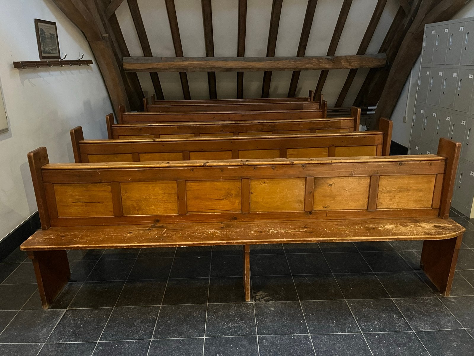 Antieke houten kerkbanken - Authentiek en robuust, Antiek en Kunst, Antiek | Meubels | Stoelen en Banken, Ophalen
