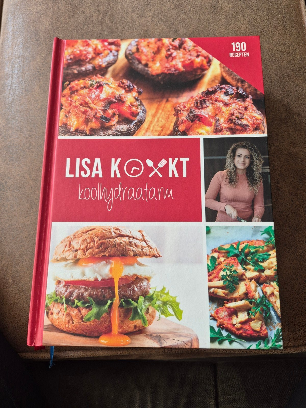 Lisa Kookt Koolhydraatarm Kookboek - 190 Recepten, Boeken, Kookboeken, Hoofdgerechten, Ophalen of Verzenden, Zo goed als nieuw