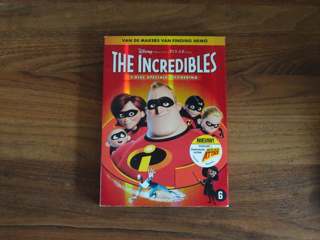The Incredibles Disney Pixar Dvd, Alle leeftijden, Ophalen of Verzenden, Gebruikt, Amerikaans