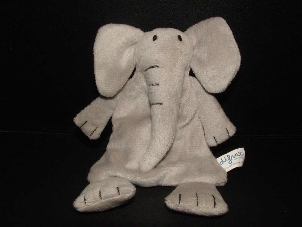 DIFRAX OLIFANT ELLIOT KNUFFELDOEK KLEINE UITVOERING VELOURS, Verzenden, Nieuw, Olifant