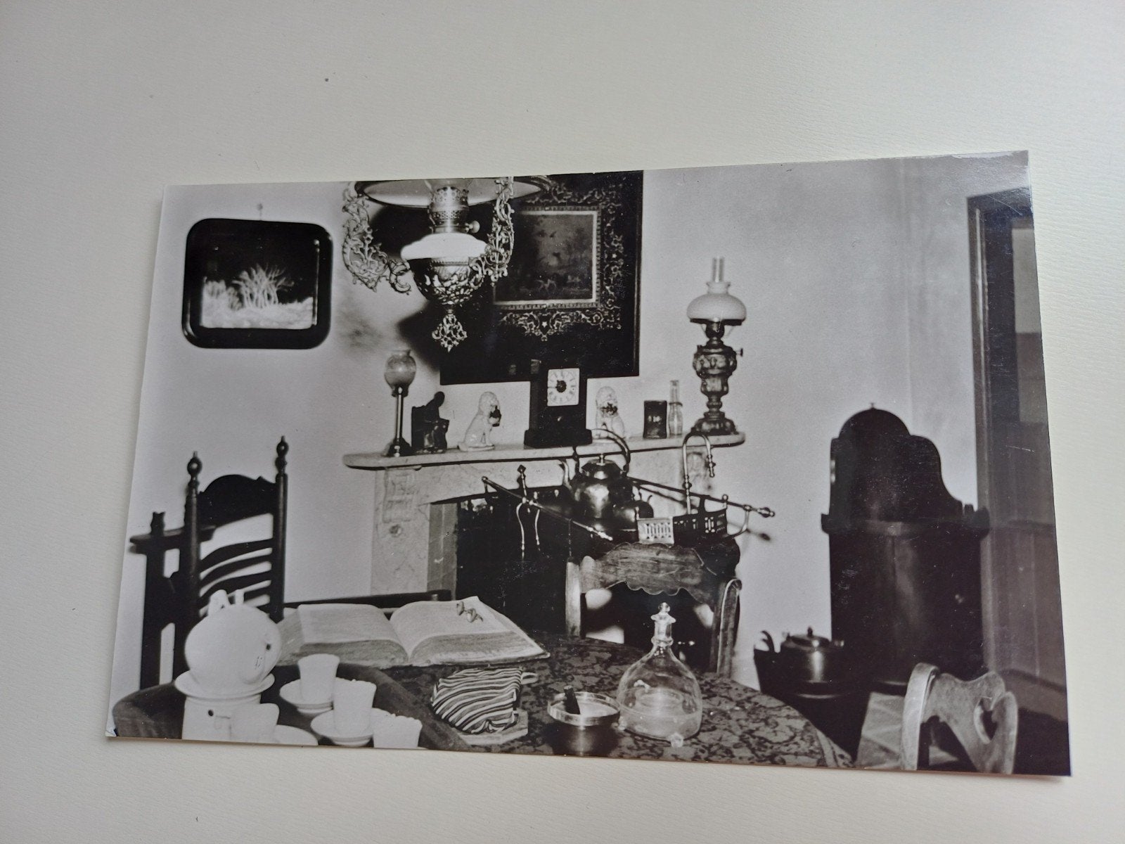 Fotokaart Streekmuseum Sommelsdijk, Oud-Flakkeese kamer, Verzamelen, Ansichtkaarten | Nederland, Ophalen of Verzenden, 1960 tot 1980