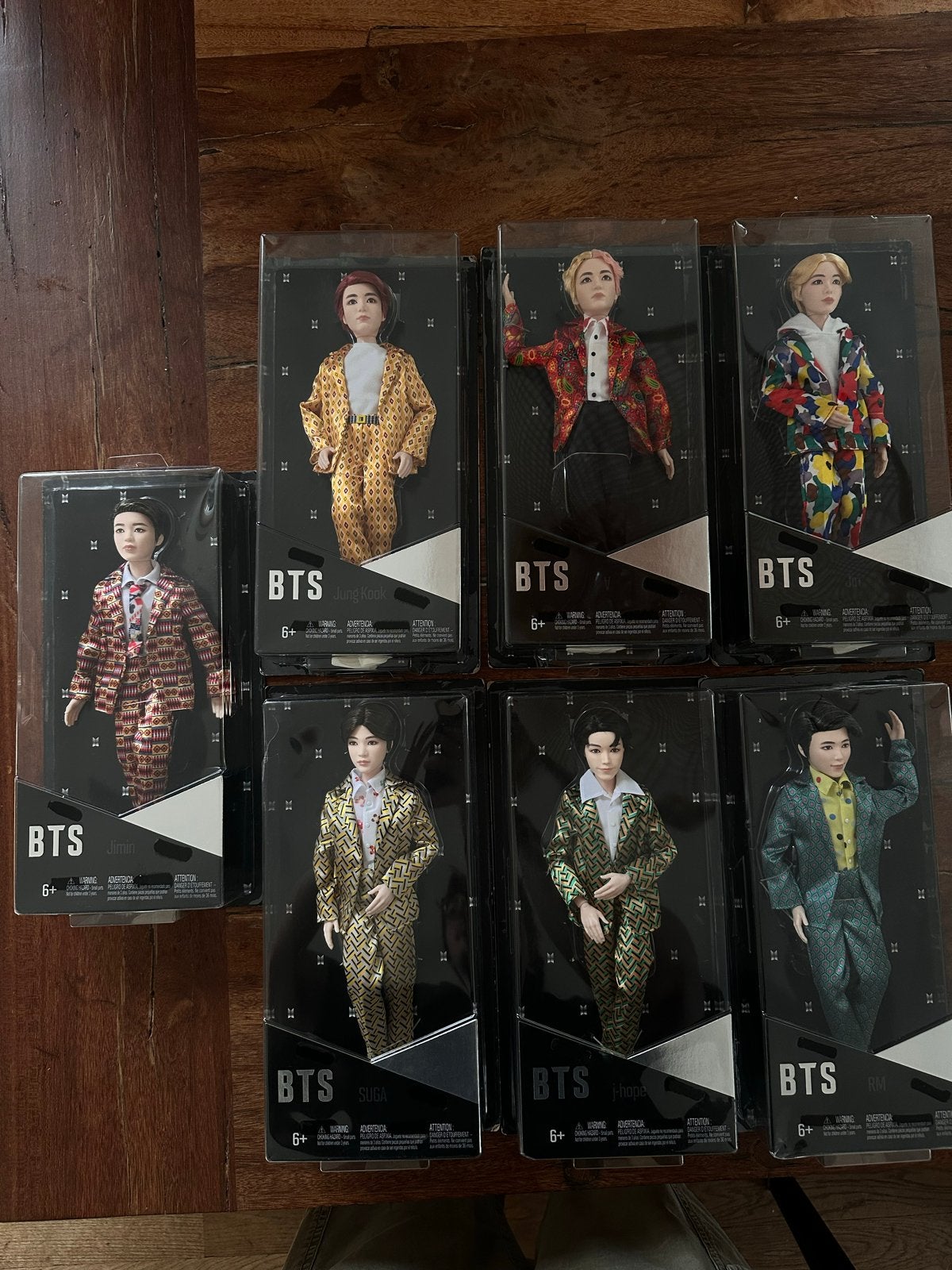 Complete set BTS Mattel poppen - Zo goed als nieuw, Ophalen of Verzenden, Zo goed als nieuw, Overige typen