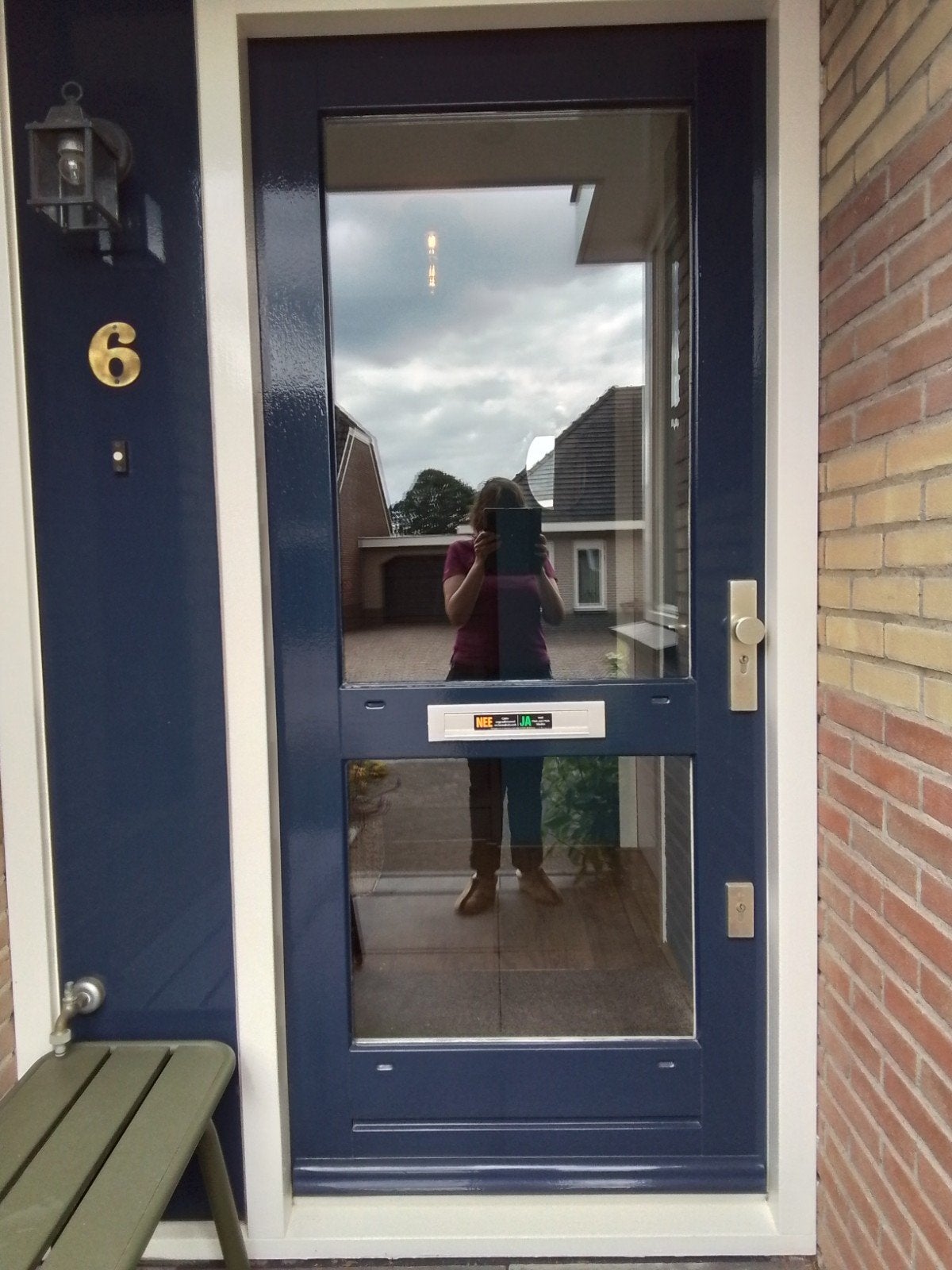 Voordeur hout, Gebruikt, Deurkozijn, Hout, Ophalen