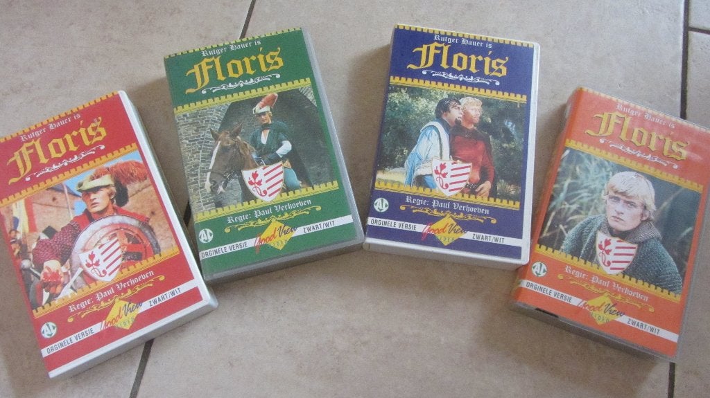 videobanden FLORIS, Cd's en Dvd's, VHS | Film, Gebruikt, Verzenden, Alle leeftijden, Overige genres