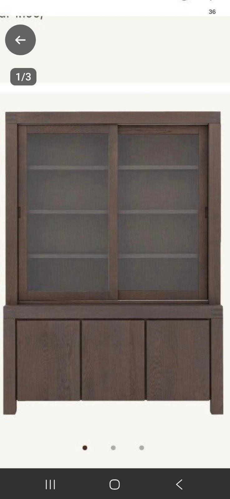 Goossens Buffetkast Clear - Eikenhout ( leemkleur) met Soft, Ophalen, 25 tot 50 cm, Eikenhout, 200 cm of meer