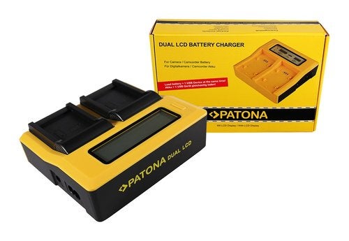 Dual LCD USB LadegerA$?t Nikon CoolPix P1 P2 S1 S2 S3 S5 S7c, Verzenden, Nieuw