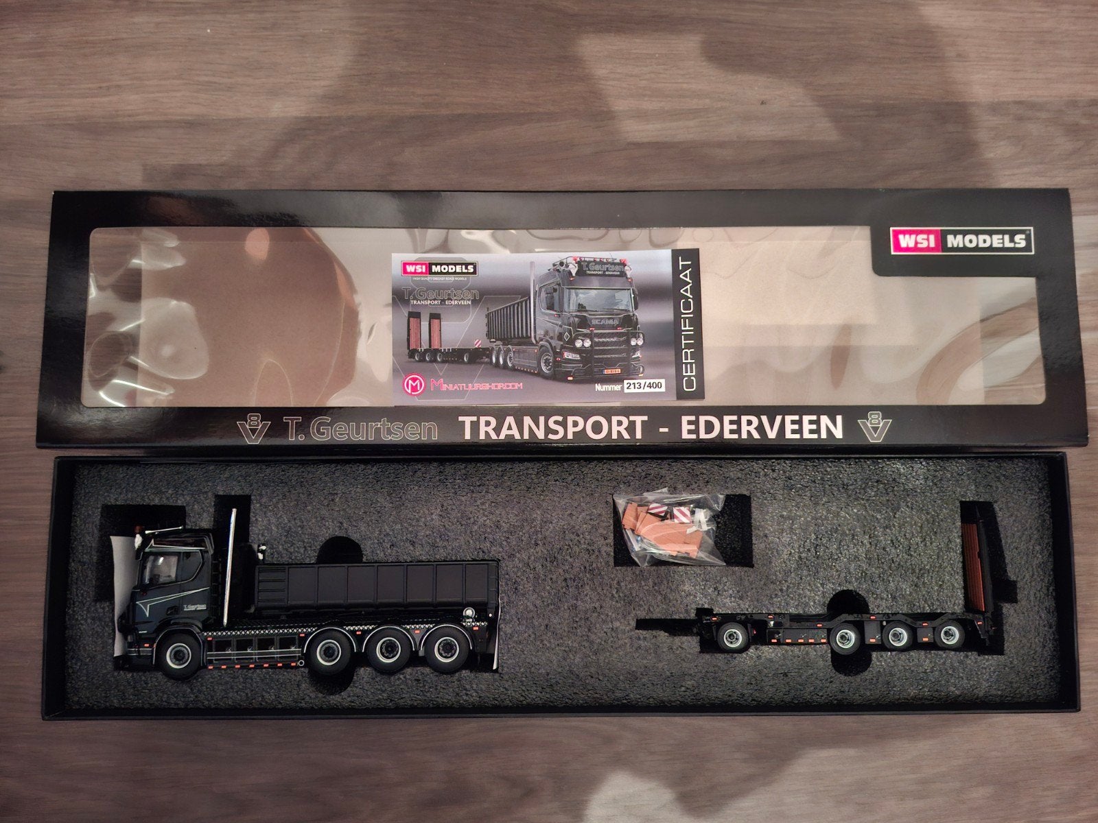 Wsi geurtsen met dieplader, Ophalen of Verzenden, Nieuw, Bus of Vrachtwagen, Wsi