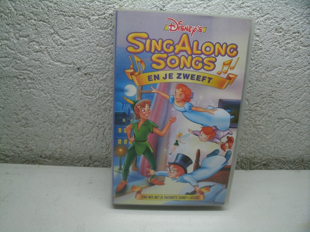 vhs 109a sing slong songs en je zweeft, Alle leeftijden, Ophalen of Verzenden, Zo goed als nieuw
