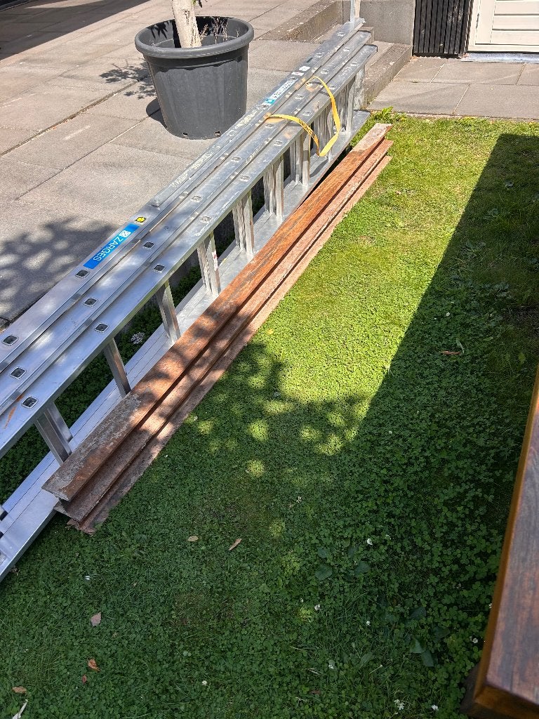 Stalen balk 2x, Doe-het-zelf en Verbouw, Ophalen