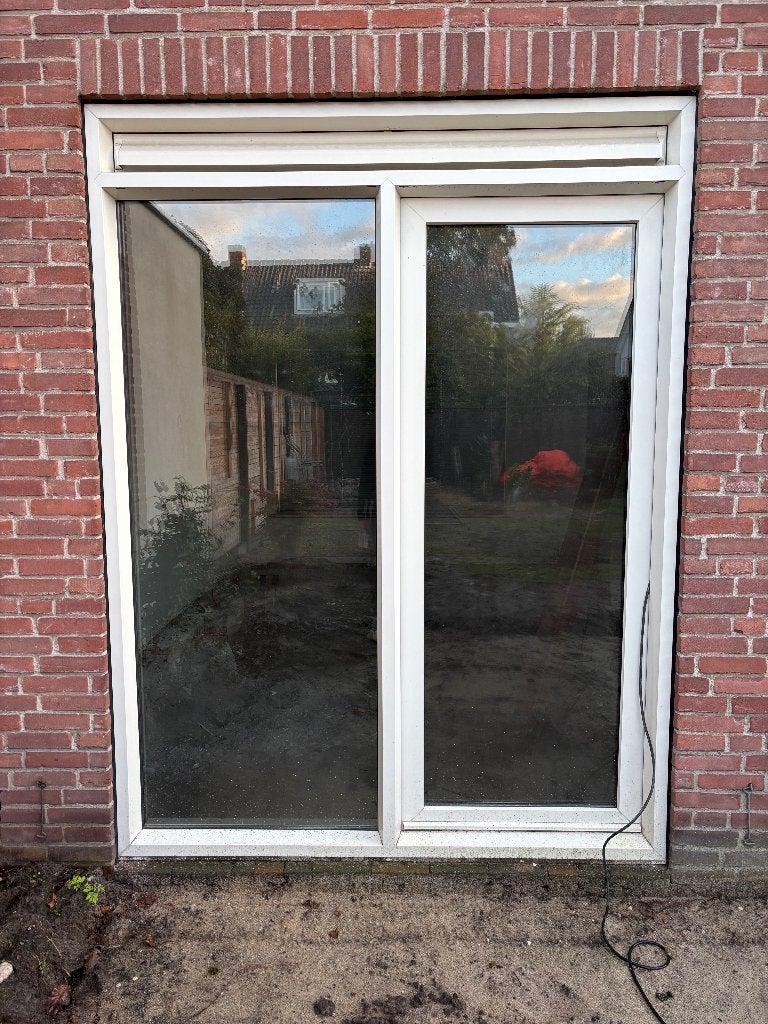 Schuifpui, Ophalen, Kunststof, Gebruikt, 150 tot 225 cm