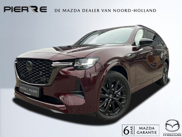 Mazda CX-80 2.5 e-SkyActiv PHEV Homura Plus | LEDER | NAVI |, Auto's, Mazda, Automaat, Zwart, CX-80, Overige brandstoffen