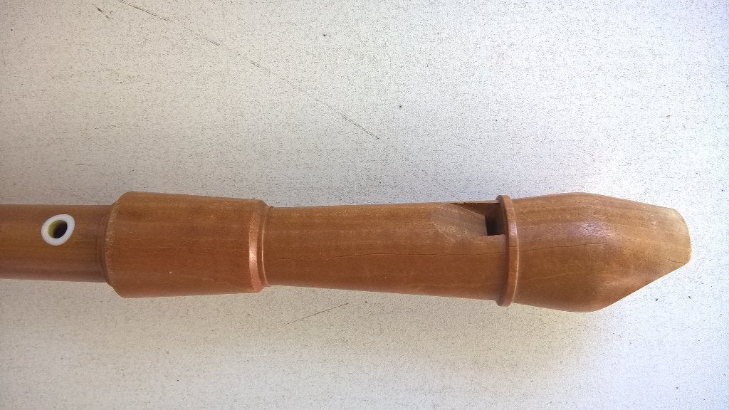 TE koop aangeboden mooi blokfluit hout doe gepast bod., Ophalen of Verzenden, Gebruikt