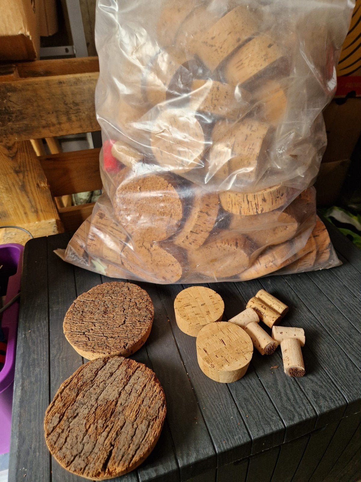 Grote partij kurken voor knutselen en decoratie, Ophalen, Fantasie, Nieuw, Educatief