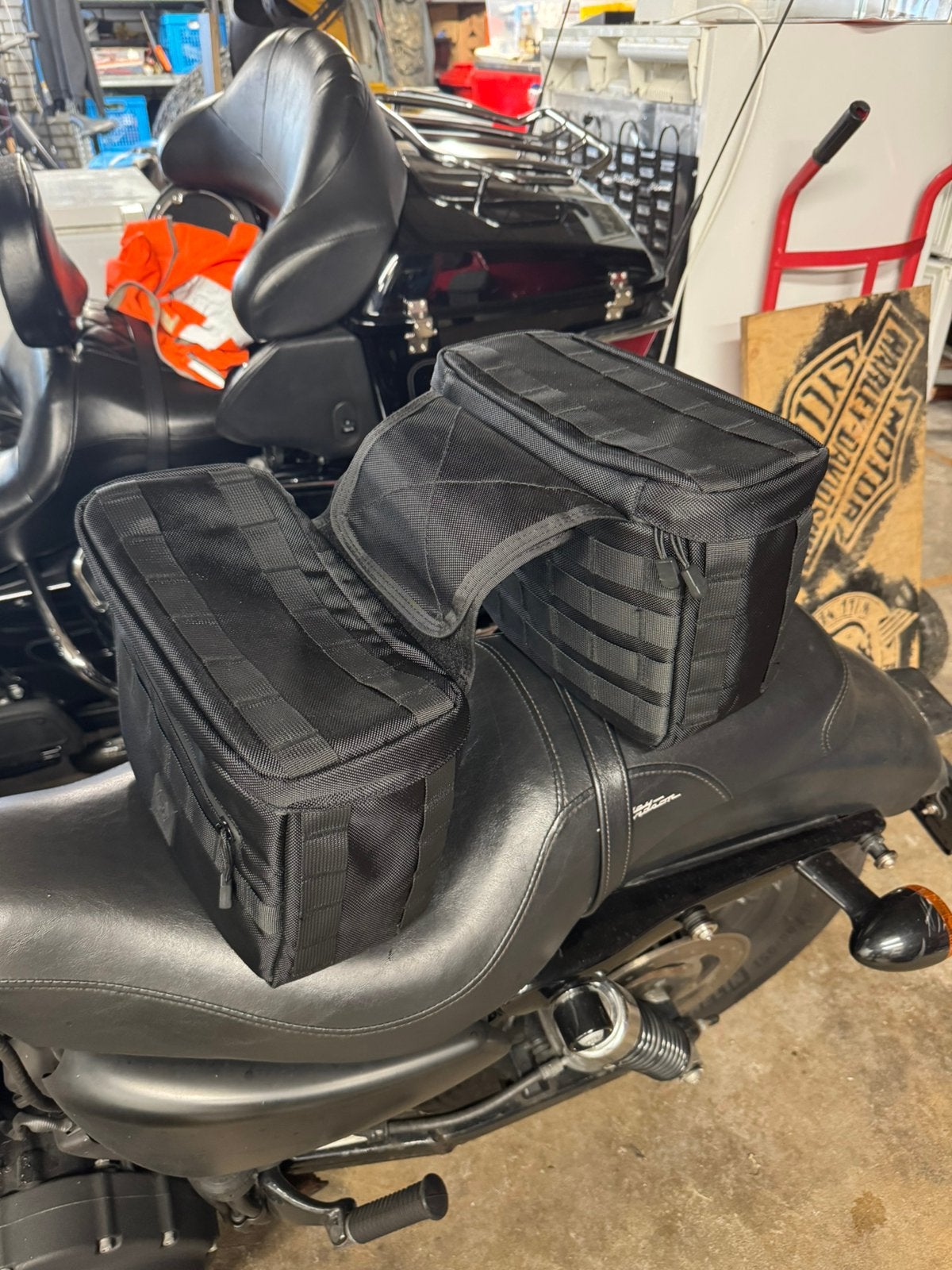 Harley Davidson tactical bags / tassen voor Dyna / clubstyle, Motoren, Ophalen, Nieuw