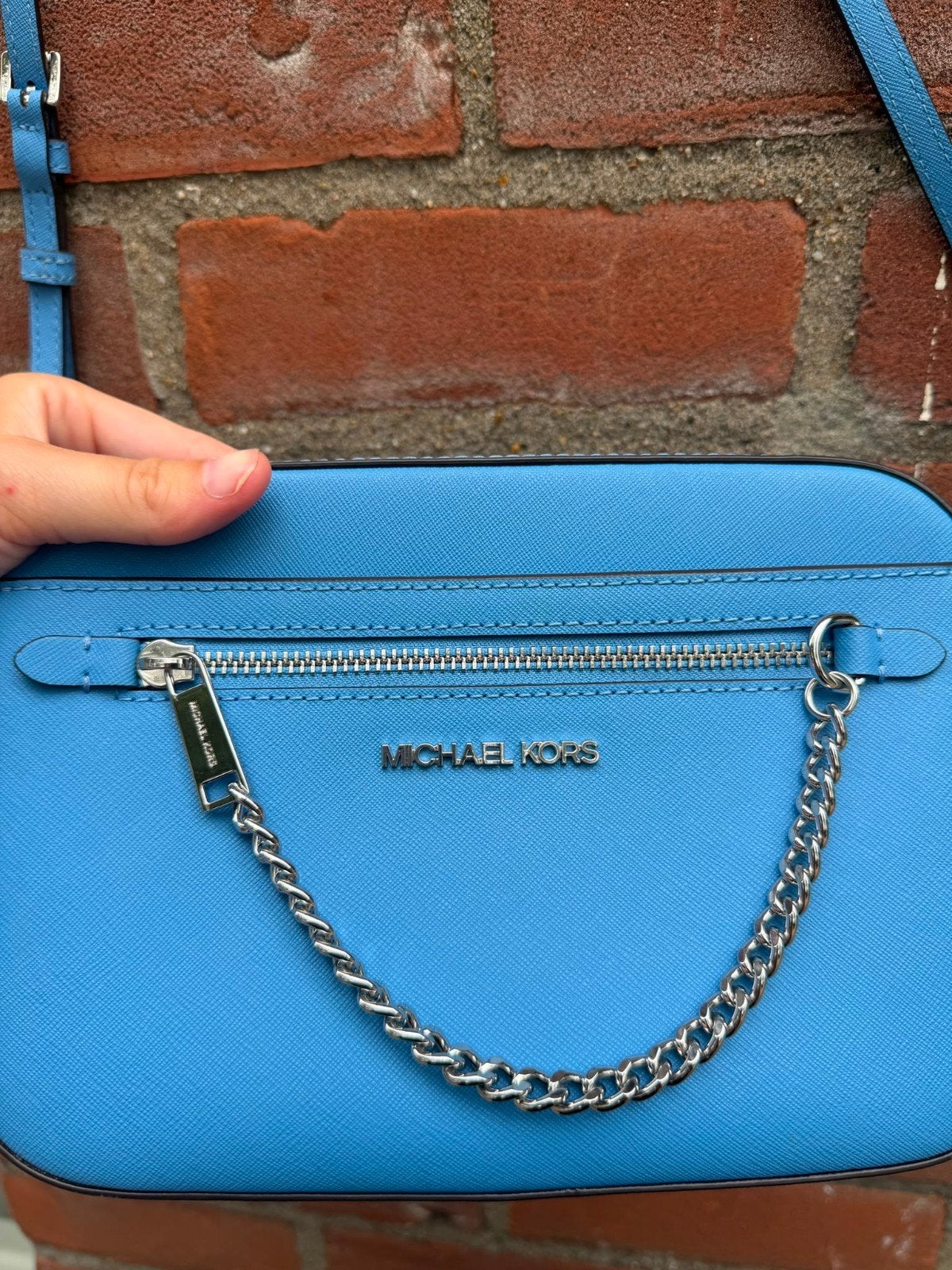 nieuwe Michel Kors tas, Sieraden, Tassen en Uiterlijk, Tassen | Schoudertassen, Overige merken, Blauw, Nieuw, Ophalen of Verzenden