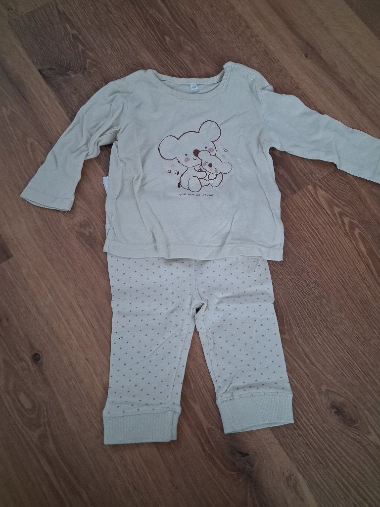 Schattig baby setje met koala print Maat 68, Ophalen, Zeeman, Zo goed als nieuw, Setje