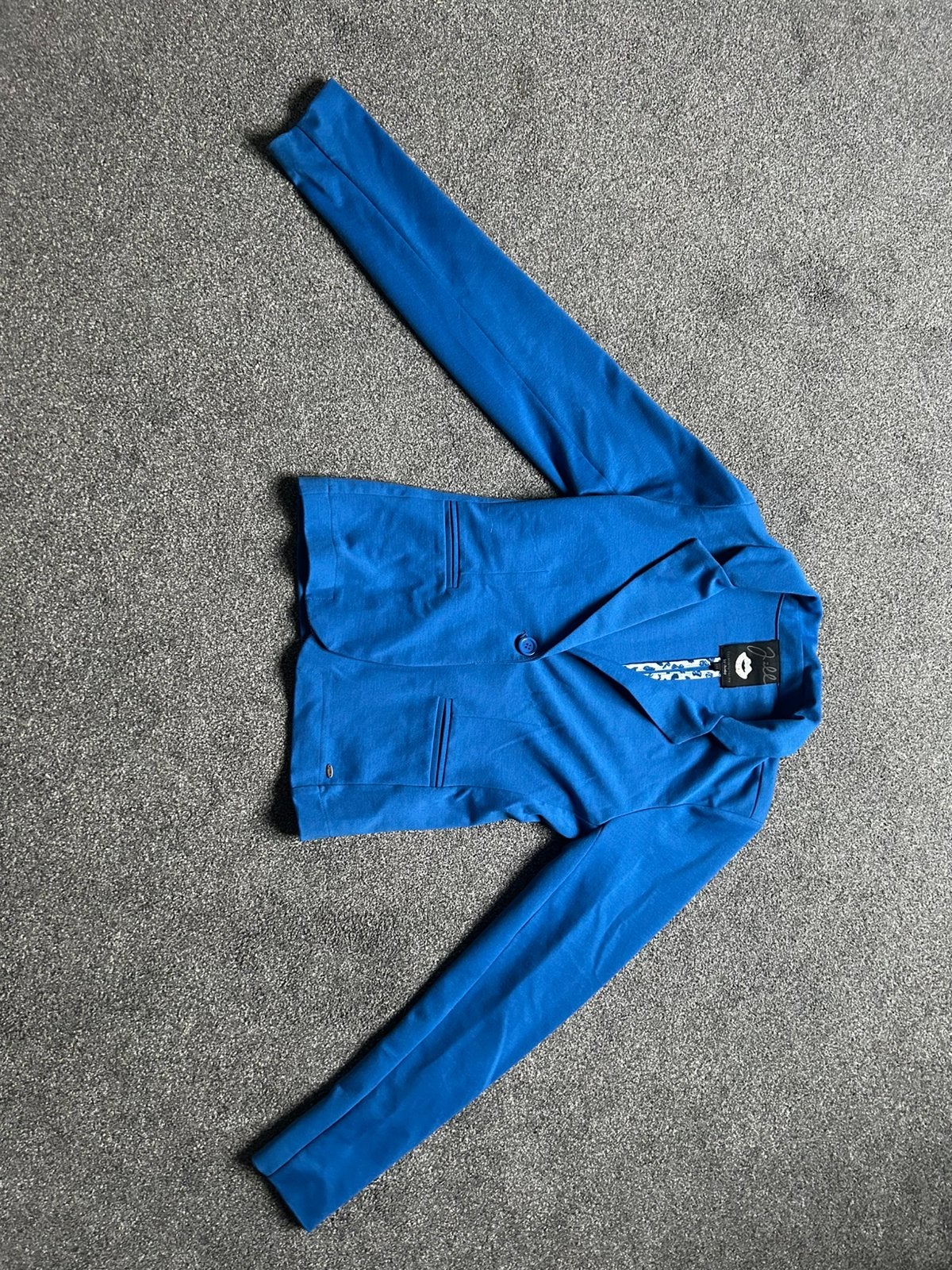 Mooi blauw jasje van Jill/Shoeby maat 176 te koop, Ophalen of Verzenden, Zo goed als nieuw, Meisje, Jas