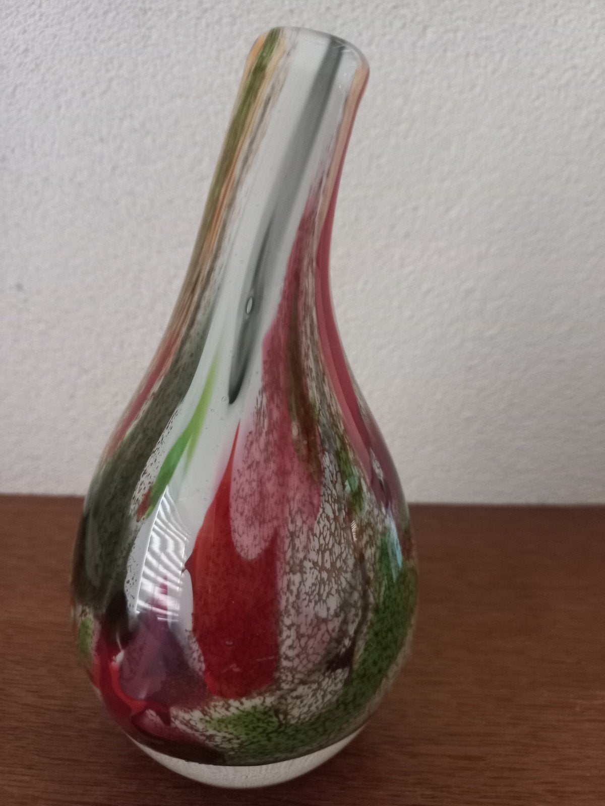 Fidrio Vaas Bottle Pisa H.18 cm - Gemengde Kleuren, Ophalen of Verzenden