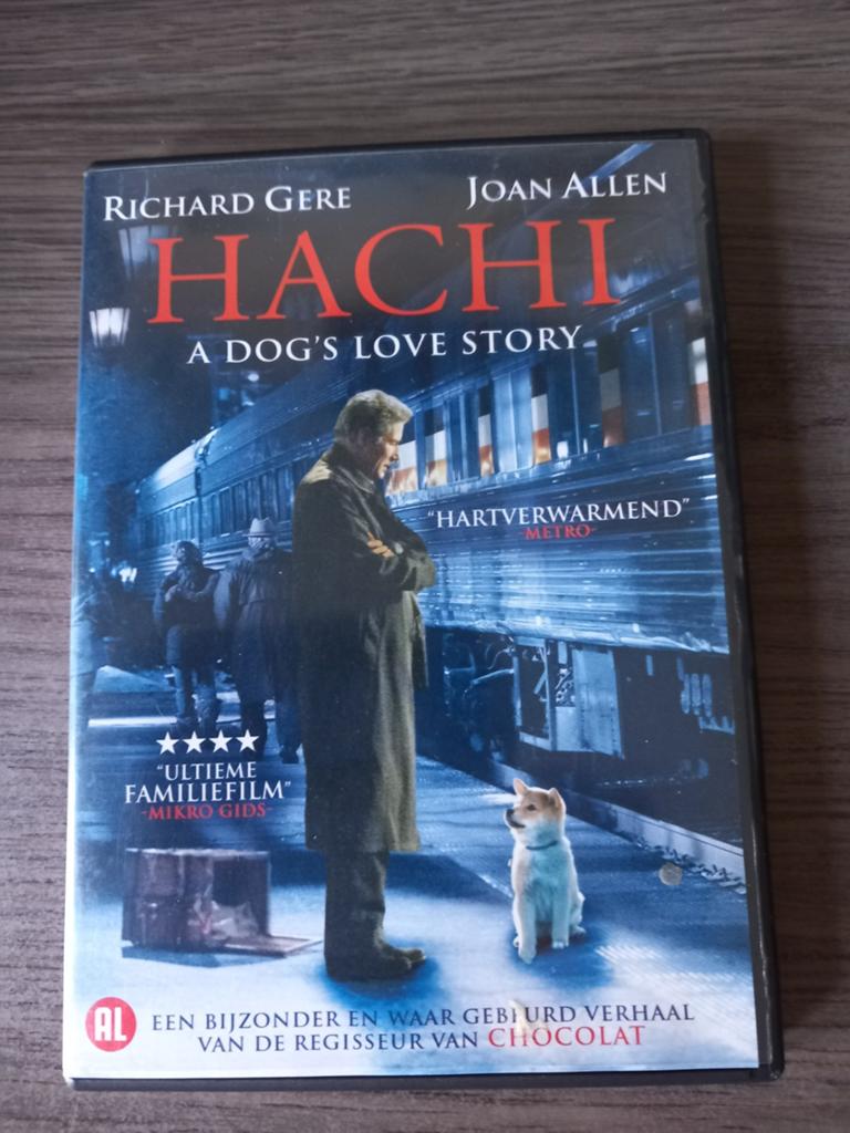 Hachi: A Dog's Love Story DVD - Hartverwarmend Drama, Alle leeftijden, Ophalen of Verzenden, Gebruikt, Drama