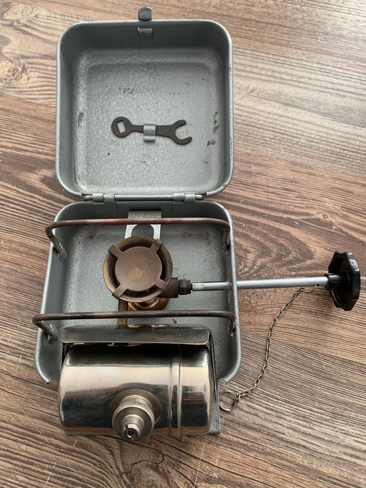 vintage Sovjet-Russische benzinebrander, Caravans en Kamperen, Ophalen of Verzenden, Zo goed als nieuw