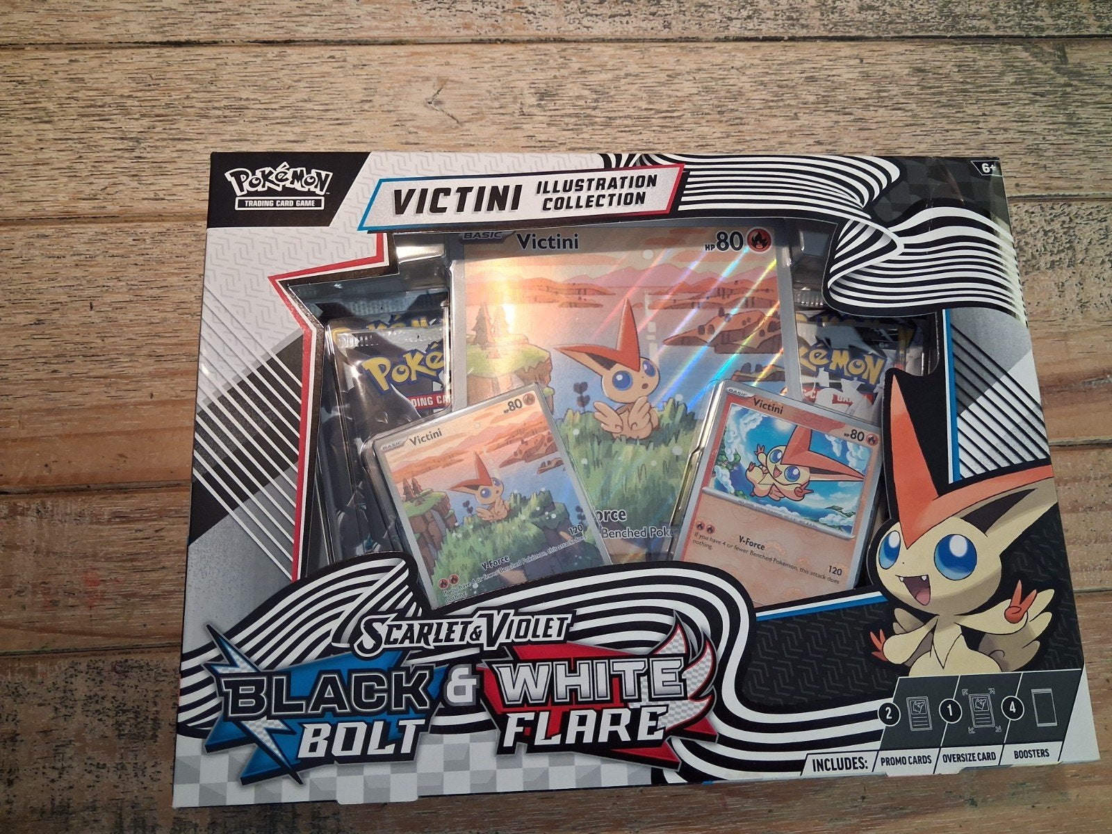 victini illustration collector box, Ophalen of Verzenden, Nieuw, Boosterbox, Foil