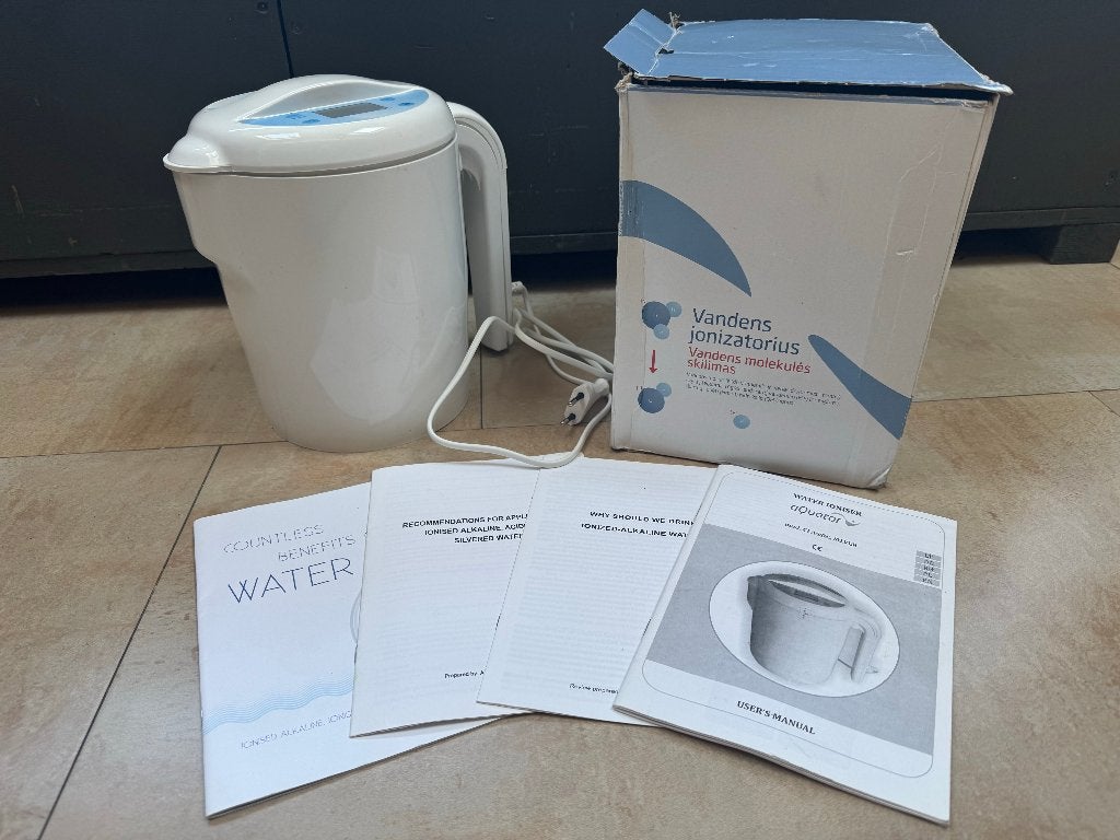 Alkaline water & AQuator Zilver Water Ionisator, Verzenden, Zo goed als nieuw