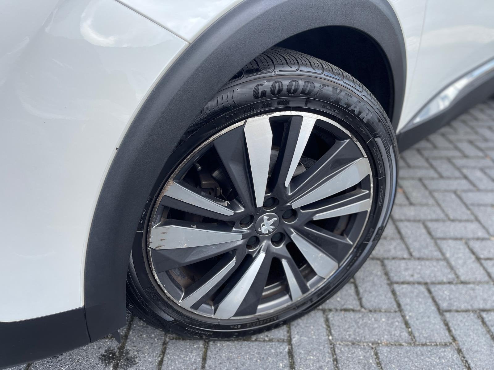 Peugeot 3008 1.2 PureTech Allure | Panorama | Cruise | Clima, Auto's, Gebruikt, Leder en Stof, Wit, Origineel Nederlands