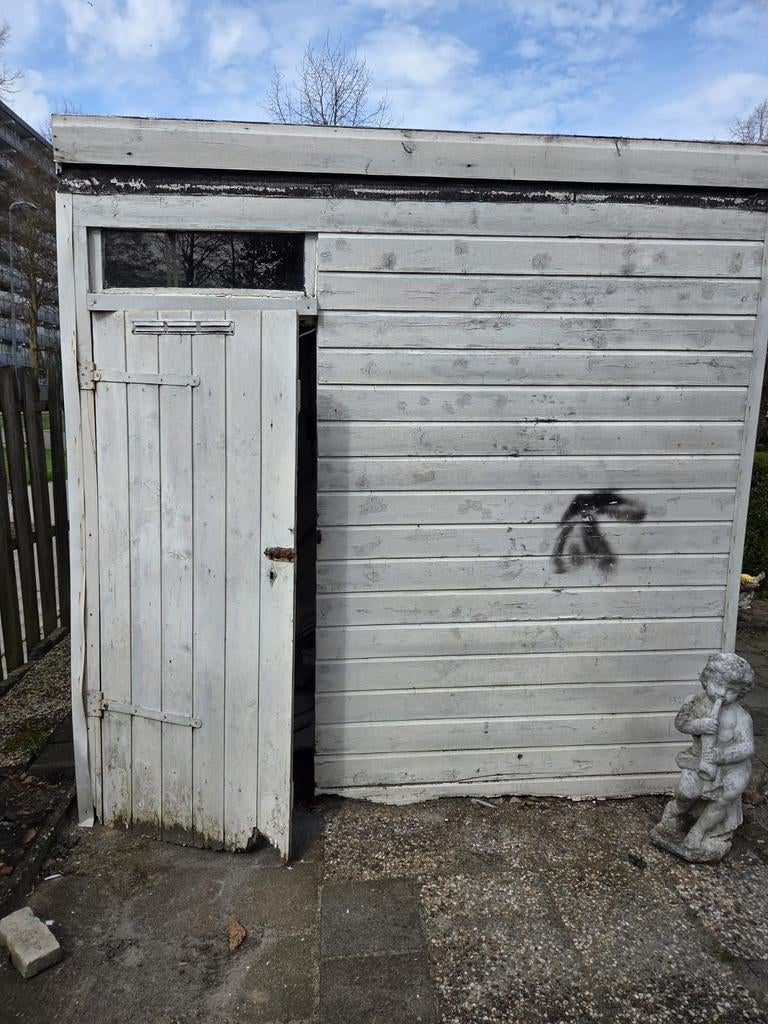 Tuin schuurtje gratis, Ophalen of Verzenden, Gebruikt, Hout, Overige typen
