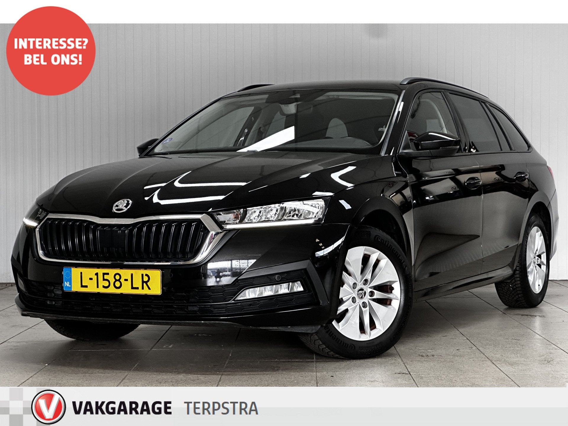 Skoda Octavia Combi 1.0 TSI Business Edition/ Virtual Dashb/, Auto's, Skoda, Dealer onderhouden, Gebruikt, Zwart, Origineel Nederlands