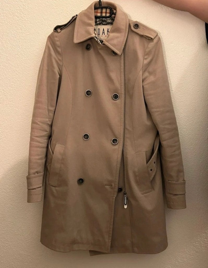 Trench style warm coat, Kleding | Dames, Jasjes, Kostuums en Pakken, Beige, Ophalen of Verzenden, Zo goed als nieuw, Jasje