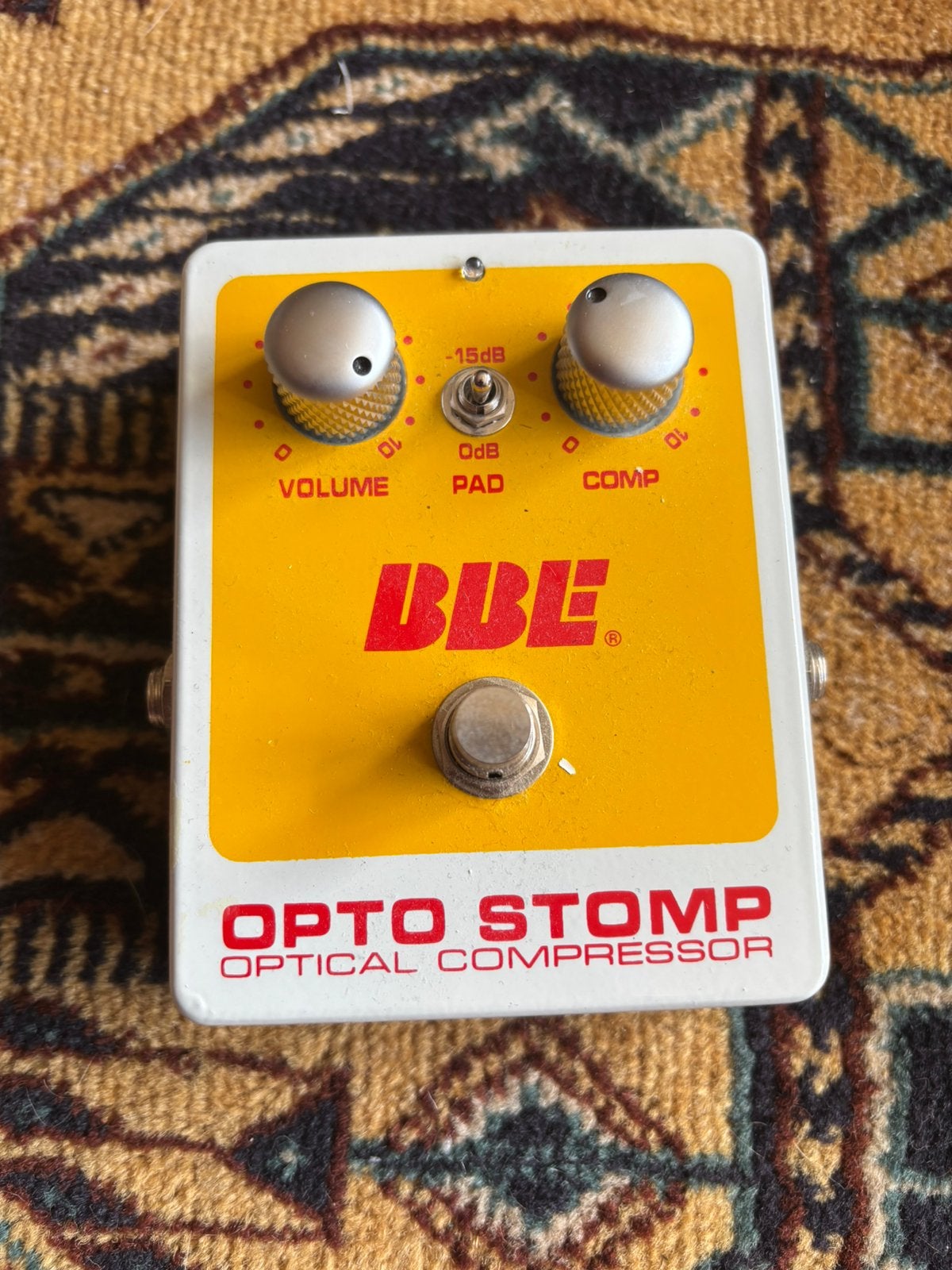 BBE Opto Stomp (compressor), Muziek en Instrumenten, Effecten, Ophalen of Verzenden, Zo goed als nieuw, Compressor