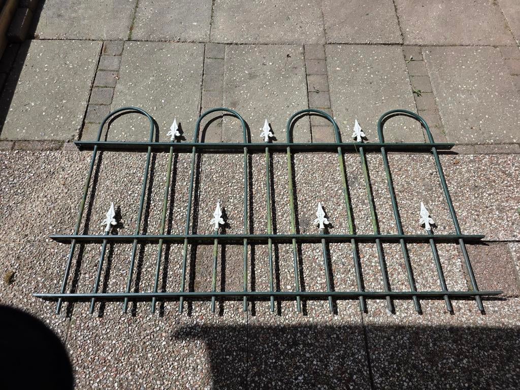 Sierhekwerk van ijzer - 3 delen, Ophalen, Gebruikt, IJzer, Sierhekwerk