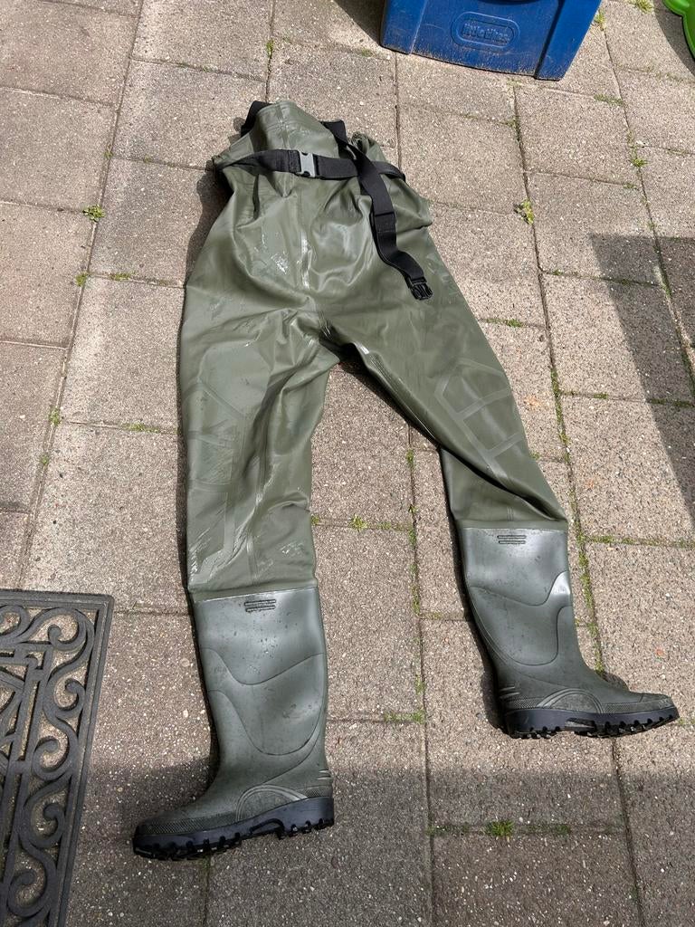Groene waadbroek met laarzen, Ophalen, Zo goed als nieuw, Kleding