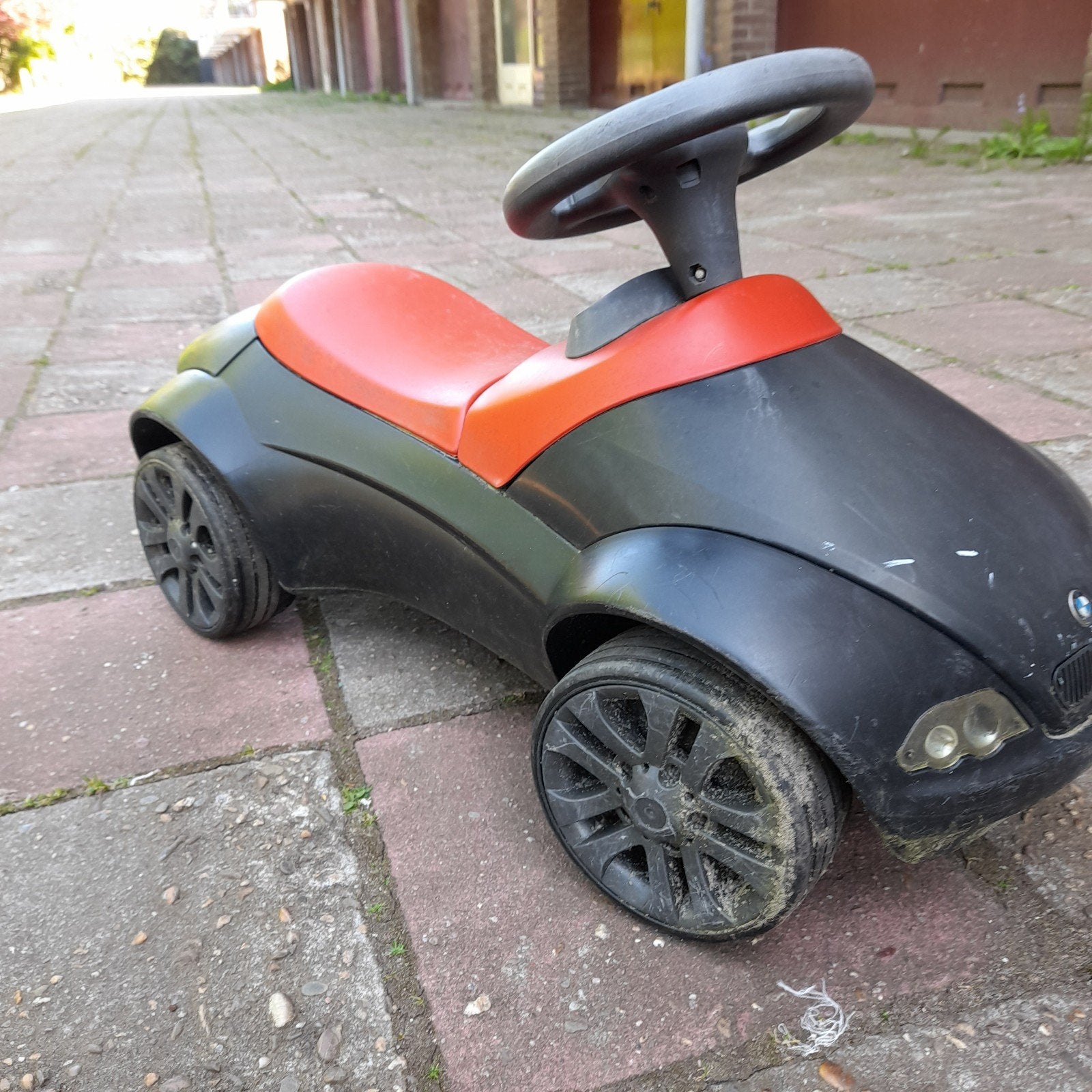 Mini BMW - loopauto speelgoed, Kinderen en Baby's, Ophalen, Zo goed als nieuw, Loopvoertuig