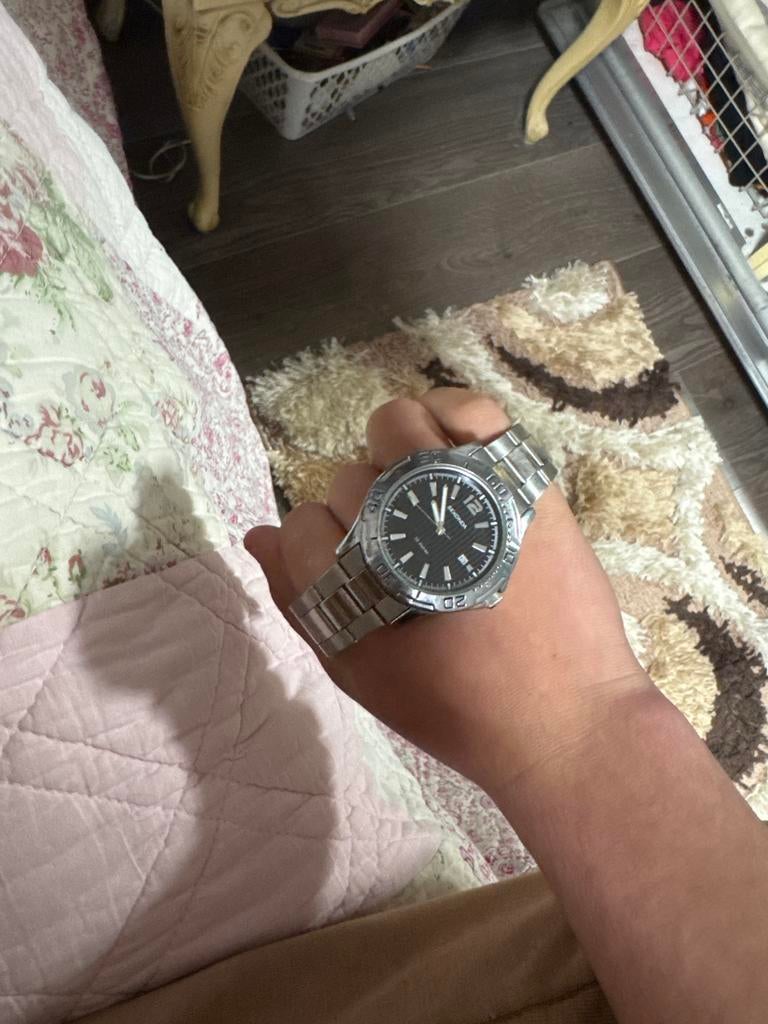 Mooi Sekonda herenhorloge - Werkt perfect, nieuwe batterij n, Overige merken, Gebruikt, Staal, Polshorloge